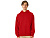 Толстовка с капюшоном оверсайз Berlin унисекс, красный - миниатюра - рис 2.