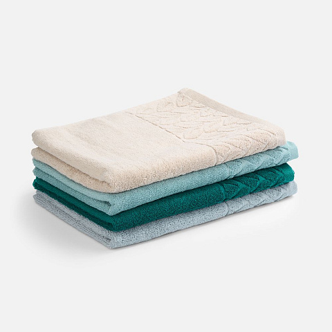 Полотенце махровое Hoya, большое, бежевое - рис 5.