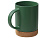 Кружка 450 мл с пробковым дном Корк & Бон, глубокий зеленый - миниатюра - рис 2.