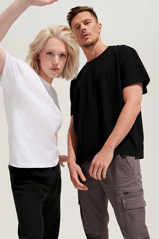 Футболка оверсайз унисекс Legacy, серый меланж - рис 12.