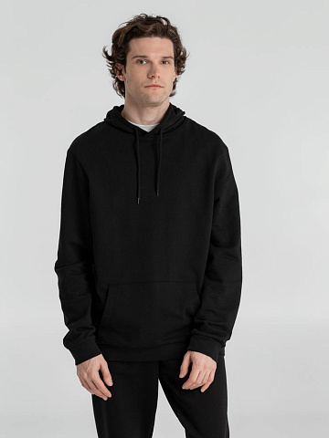 Толстовка с капюшоном унисекс Hoodie, черная - рис 7.