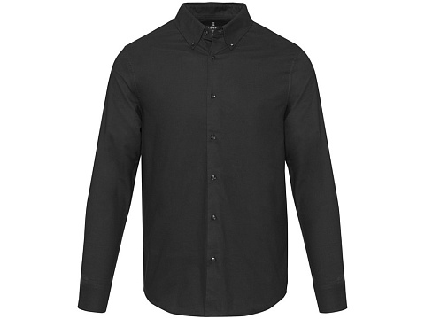 Sphene мужская рубашка оксфорд - сплошной черный - рис 2.
