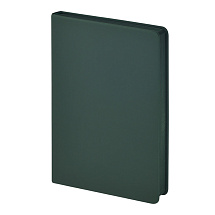 Ежедневник А5 Megapolis Color New soft-touch, темно-зеленый