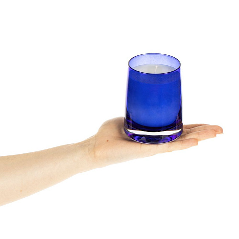 Ароматическая свеча Fragnola, пряная древесина и кардамон, темно-синяя - рис 3.