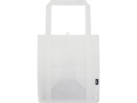 Liberty эко-сумка с прочным днищем объемом 6 л из нетканого материала, переработанного по стандарту GRS - Белый - рис 2.