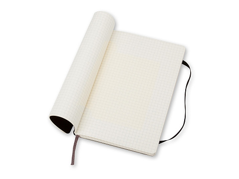 Записная книжка Moleskine Classic Soft (в клетку), Large (13х21см), черный - рис 3.