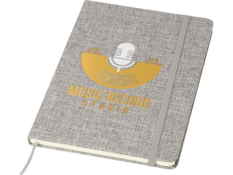 Ramona хлопковый блокнот формата А5 - Серый - рис 4.