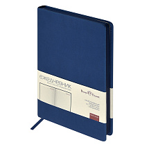 Ежедневник А5 Megapolis Color New soft-touch, синий