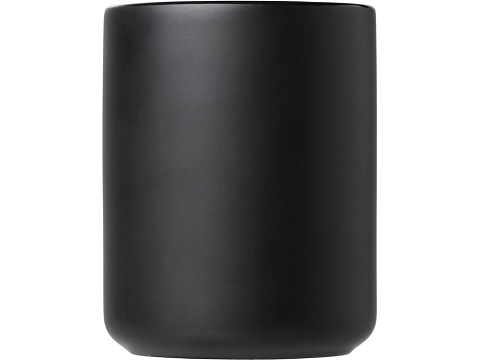 Кружка матовая с прямой ручкой Axio, 360 мл, черный - рис 4.