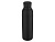 Illuminate бутылка-термос для воды с двойными стенками объемом 650 мл из переработанной нержавеющей стали, сертифицированной по стандарту RCS - сплошной черный - миниатюра