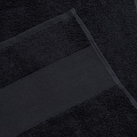 Полотенце Ode, большое, черное (графит) - рис 4.