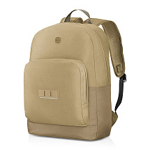 Рюкзак WENGER Crango 16, бежевый, переработанный ПЭТ/Полиэстер, 33х22х46 см, 27 л.