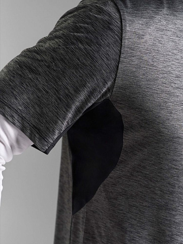 Футболка спортивная унисекс Storm, черная - рис 7.