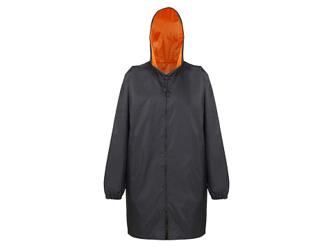 Дождевик Bi-color унисекс, оранжевый/черный