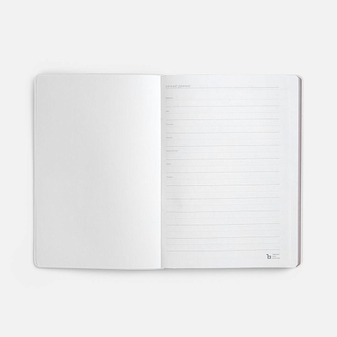 Ежедневник Nebraska Flex, недатированный, белый с золотистым - рис 10.