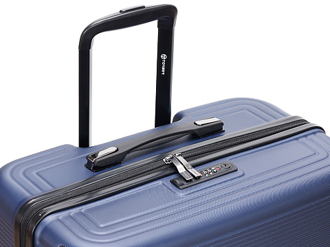 Чемодан TORBER Onego, синий, ABS-пластик, 79,5 х 51 х 29 см, 103 л - рис 7.