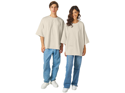 Футболка Berlin к/р оверсайз, 100% хлопок, 180гр, бежевый - рис 6.