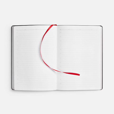 Ежедневник Nebraska Flex, недатированный, красный с серебристым - рис 9.