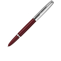 Перьевая ручка Parker 51 CORE BURGUNDY CT, перо: F, цвет чернил: black, в подарочной упаковке.