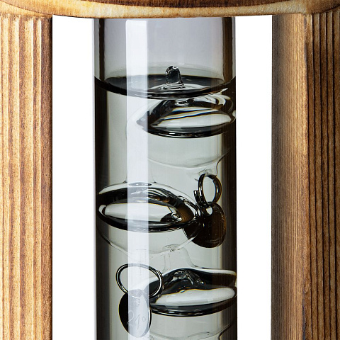 Термометр «Галилей» в деревянном корпусе, серый - рис 6.