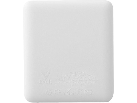 Внешний аккумулятор Brick 10 с быстрой зарядкой QC/PD, 10000 мАч, белый - рис 4.