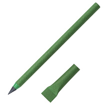 Вечный карандаш из переработанной бумаги Recycled pencil, зеленый классический