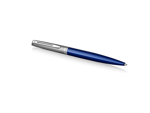 Шариковая ручка Waterman Hemisphere Entry Point Stainless Steel with Blue Lacquer в подарочной упаковке - рис 3.