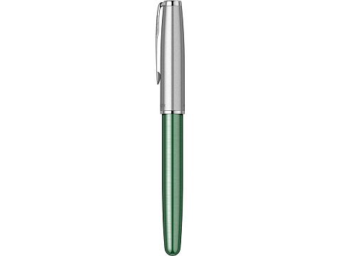 Перьевая ручка Parker Sonnet Essentials Green SB Steel CT, перо: F, цвет чернил: black, в подарочной упаковке. - рис 6.