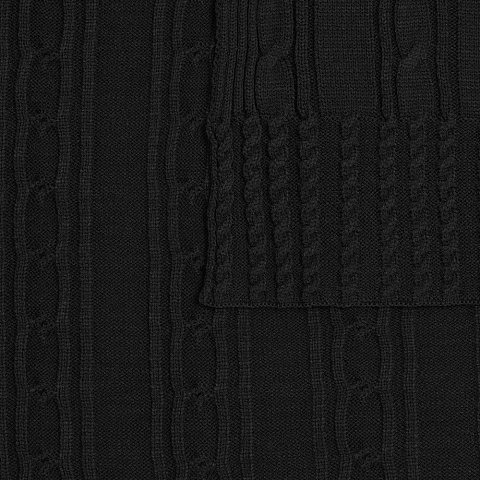 Плед Remitti, черный - рис 4.