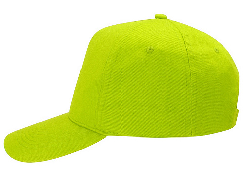 Бейсболка Florida 5-ти панельная, зеленое яблоко - рис 3.