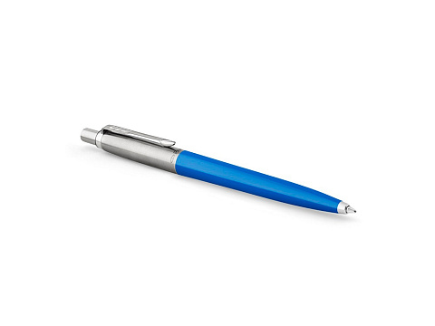 Шариковая ручка Parker Jotter Originals Blue Chrom CT, стержень: M blue в подарочной упаковке - рис 2.