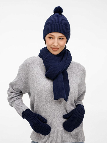 Варежки Catch Match, темно-синие - рис 5.