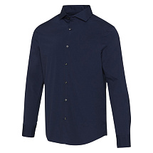 Carnelian мужская рубашка из поплина - Navy Blue