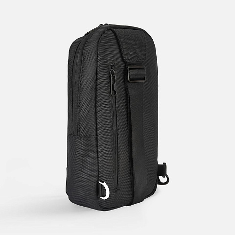 Рюкзак на одно плечо Discovery M, черный - рис 5.