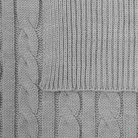 Шарф Heat Trick, серебристо-серый меланж - рис 5.