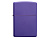 Зажигалка ZIPPO Classic с покрытием Purple Matte, латунь/сталь, фиолетовая, матовая, 38x13x57 мм - миниатюра - рис 2.