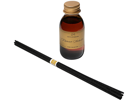 Ароматический диффузор с палочками, Россо: апельсин и клубника, дуб, 100 мл - рис 3.