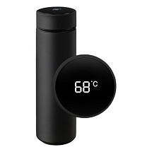 Термос с индикатором температуры LEMARK (Чёрный)