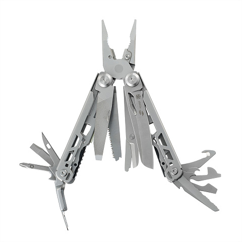 Мультитул Stinger, 110 х 22 мм, 22 функции, сталь, серебристый, в картонной коробке, в комплекте нейлоновый чехол - рис 2.