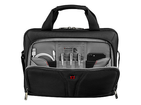 Сумка для ноутбука WENGER BC Free 14'', чёрный, 100% полиэстер, 35x26x6 см, 5 л - рис 5.