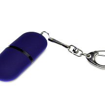 Флешка Goutte Soft-touch на 16 Гб, синий