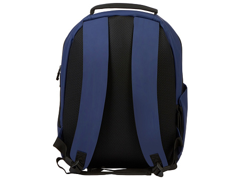 Рюкзак Sofit для ноутбука из экокожи, синий - рис 6.