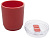 Hudson кружка из переработанного пластика с двойными стенками объемом 180 мл, красный - миниатюра - рис 4.