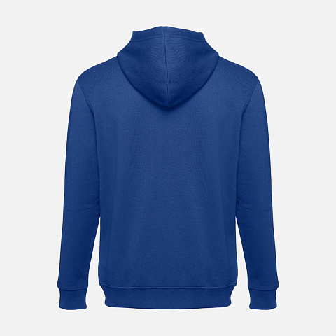 Толстовка мужская на молнии с капюшоном Amsterdam, ярко-синяя - рис 5.