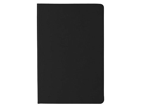 Блокнот в твердой обложке A5 Виспи в клетку, черный - рис 2.