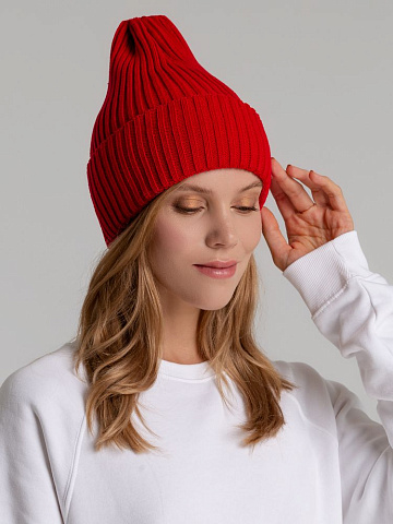 Шапка Yong, ярко-красная - рис 5.