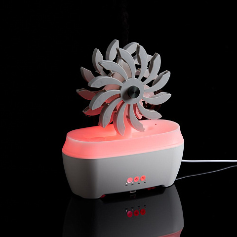 Увлажнитель-ароматизатор Steam Spin, белый с серым - рис 11.