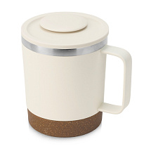 Стальная кружка с двойными стенками Swipe, белый0,00