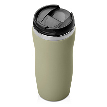 Термокружка Mony Steel 350 мл, soft touch, оливковый