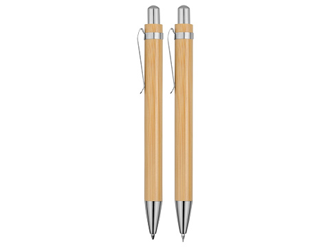 Набор "Bamboo" шариковая ручка и механический карандаш - рис 4.